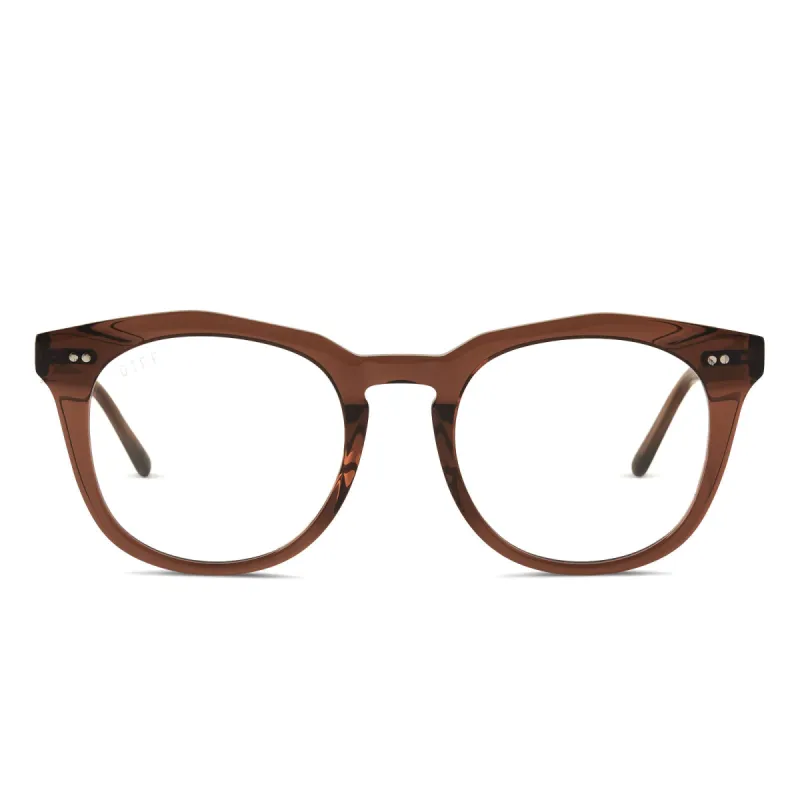 WESTON - DEEP AMBER + PRESCRIPTION GLASSES sold by Diff Eyewear