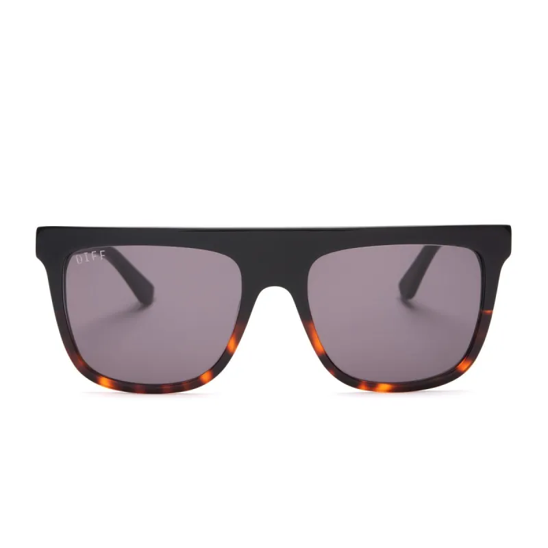 STEVIE - BLACK TORTOISE + GREY GRADIENT SUNGLASSES sold by Diff Eyewear