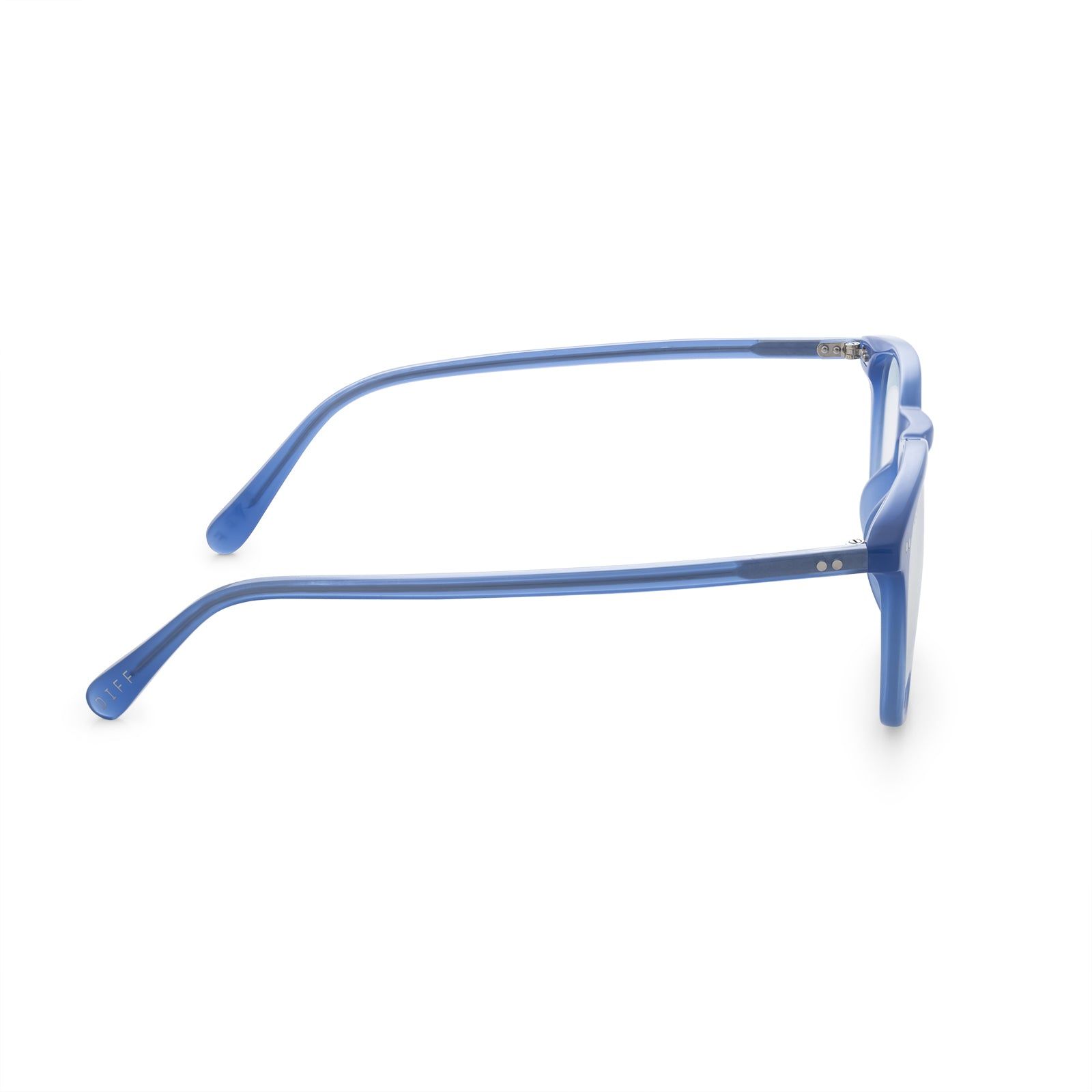 MAXWELL - AEGEAN BLUE CRYSTAL + CLEAR GLASSES sold by Diff Eyewear product image thumbnail 4