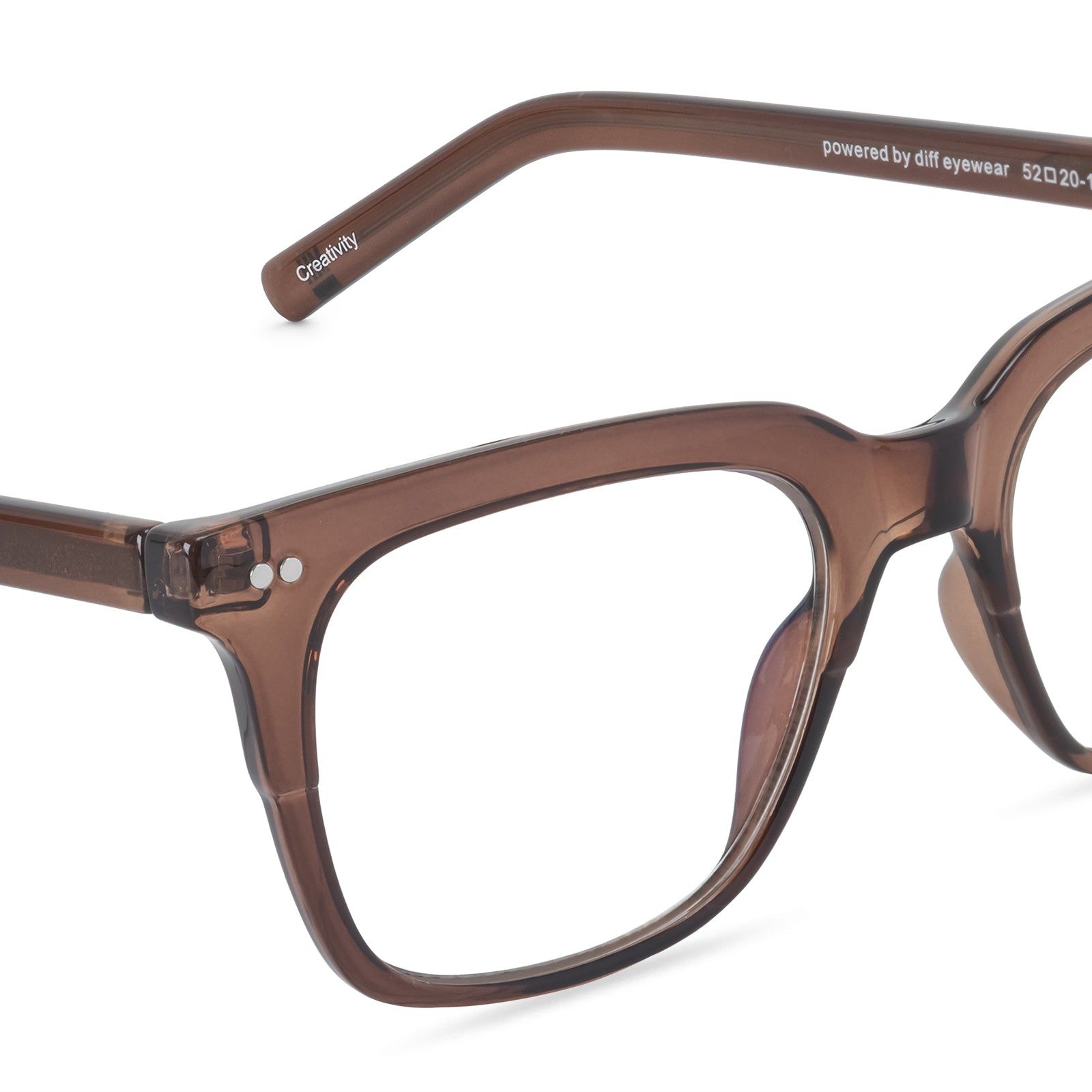 MEN'S HEALTH CREATIVITY - WHISKEY CRYSTAL + BLUE LIGHT TECHNOLOGY sold by Diff Eyewear product image thumbnail 3