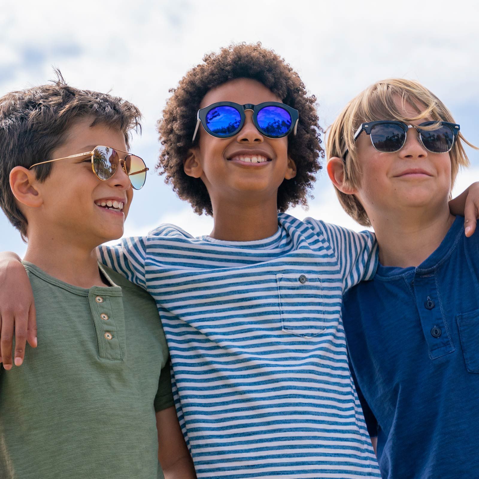 LIL DIME - WHITE BLACK + PURPLE MIRROR SUNGLASSES sold by Diff Eyewear product image thumbnail 5