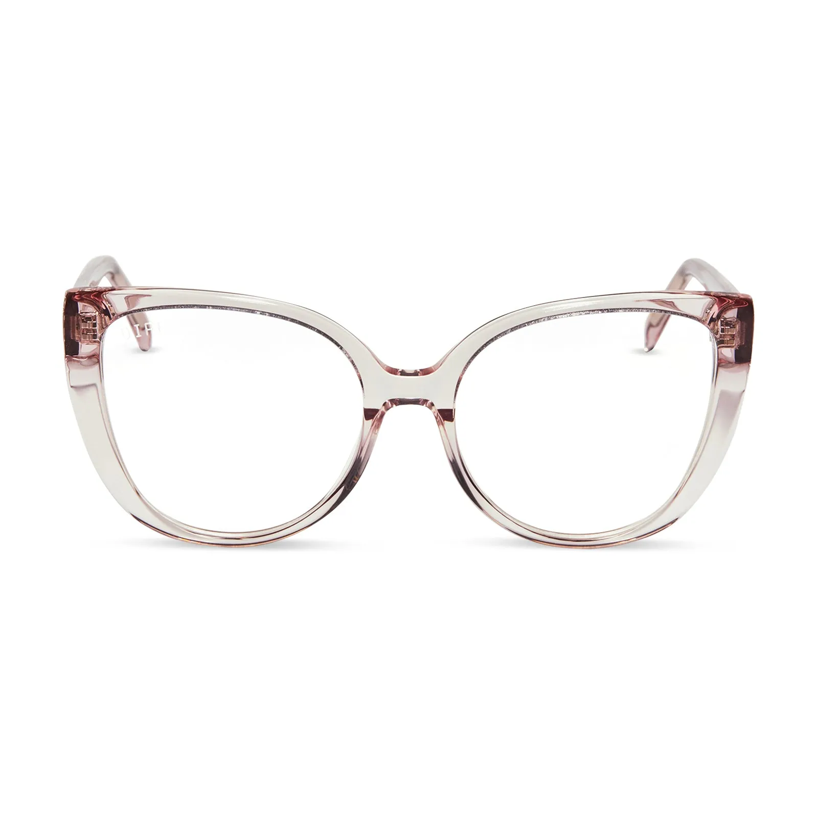 PENELOPE - LIGHT PINK CRYSTAL + PRESCRIPTION GLASSES sold by Diff Eyewear