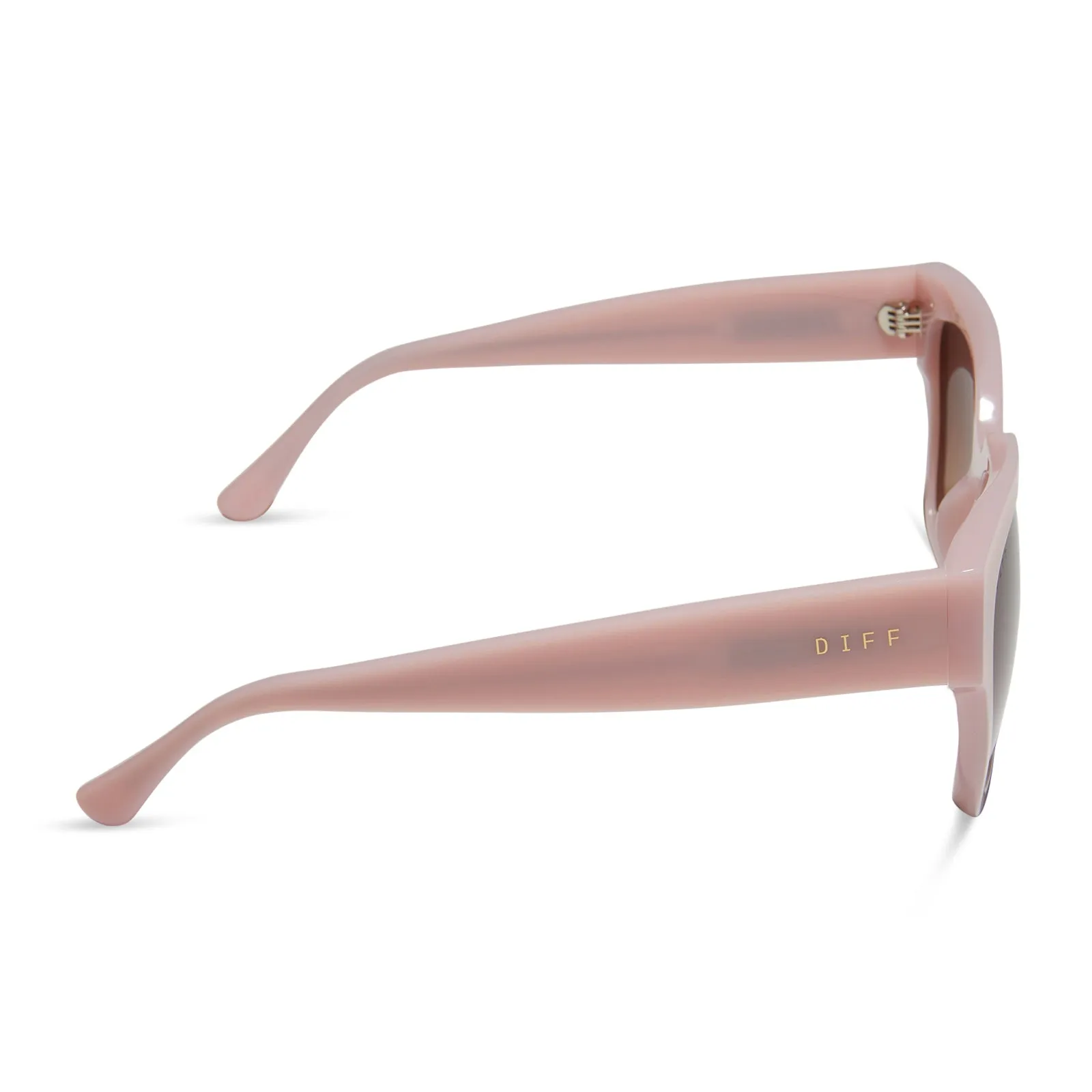 BELLA II - PINK VELVET + BROWN GRADIENT SUNGLASSES sold by Diff Eyewear product image thumbnail 3