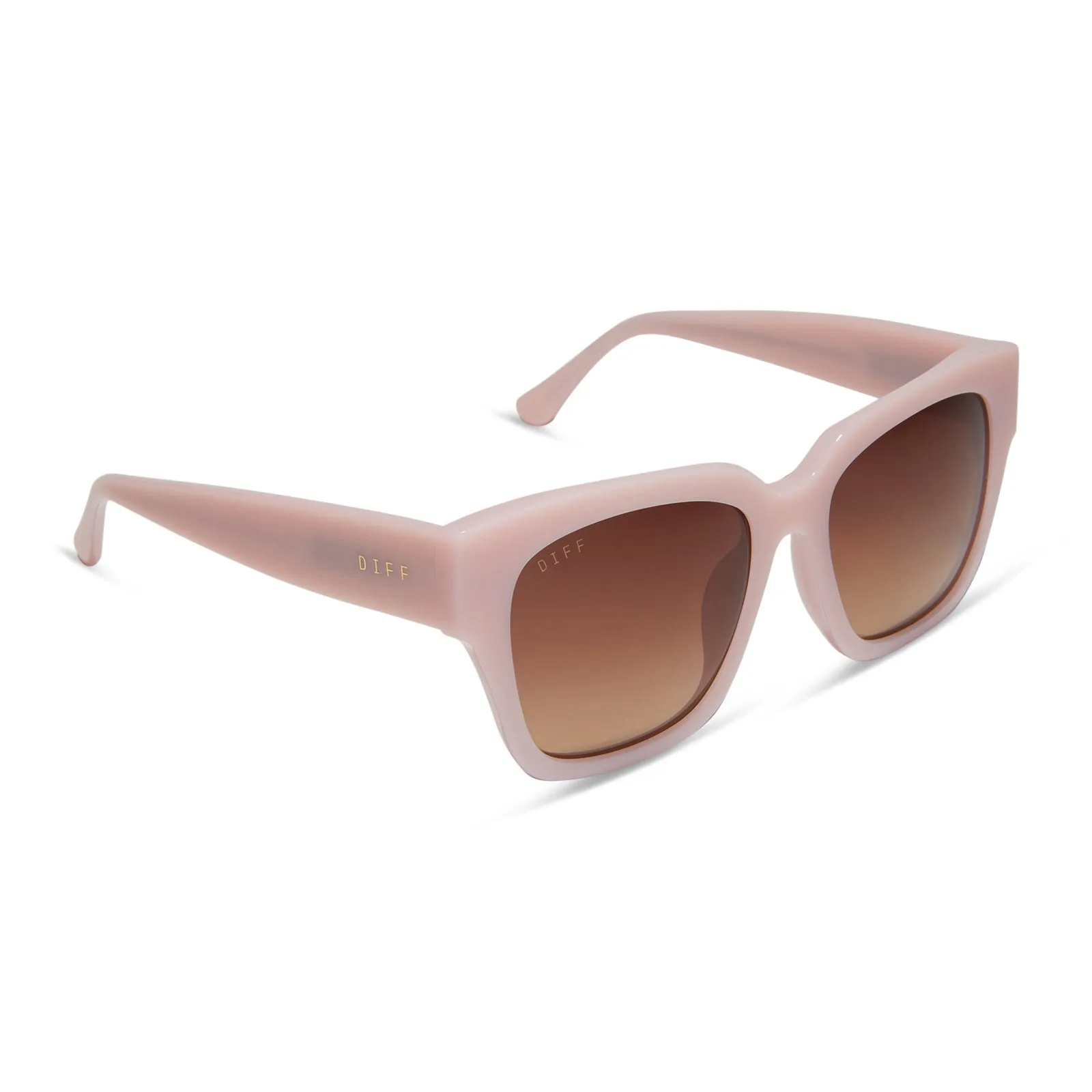 BELLA II - PINK VELVET + BROWN GRADIENT SUNGLASSES sold by Diff Eyewear product image thumbnail 2
