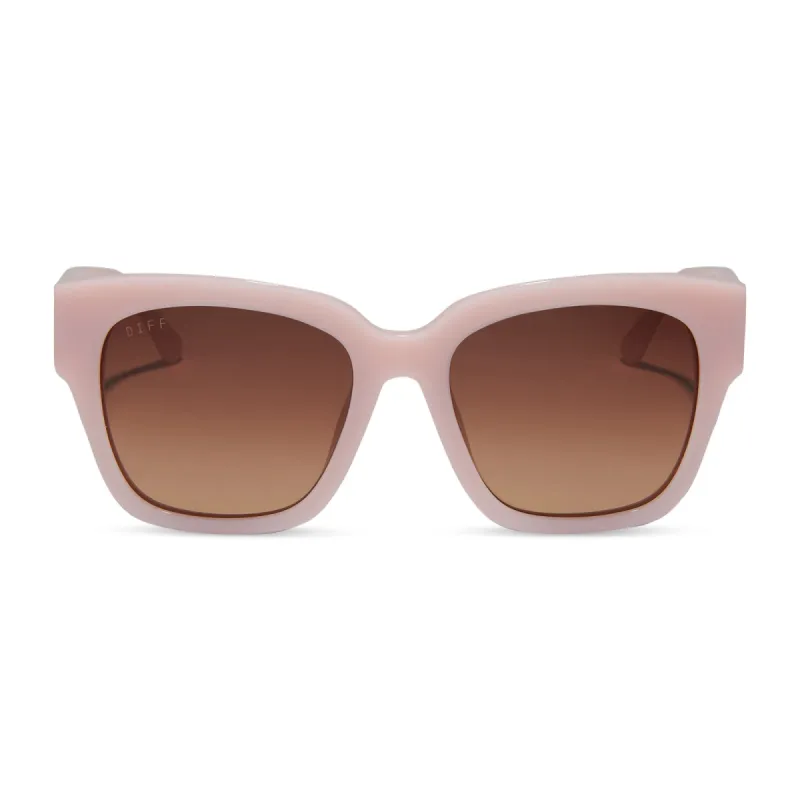 BELLA II - PINK VELVET + BROWN GRADIENT SUNGLASSES sold by Diff Eyewear