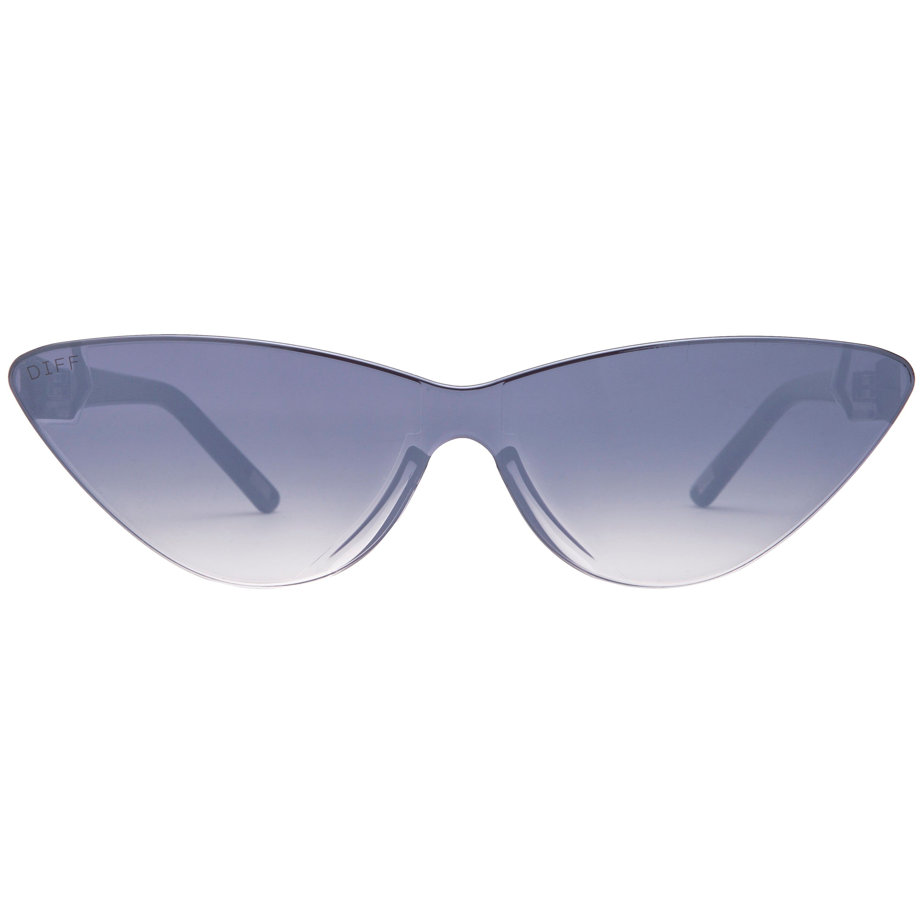 MYA - BLACK + SILVER FLASH SUNGLASSES sold by Diff Eyewear