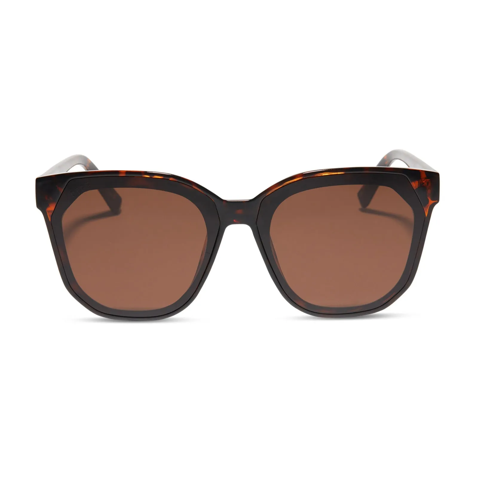 SIA - BLACK BROWN TORTOISE + SOLID BROWN SUNGLASSES sold by Diff Eyewear