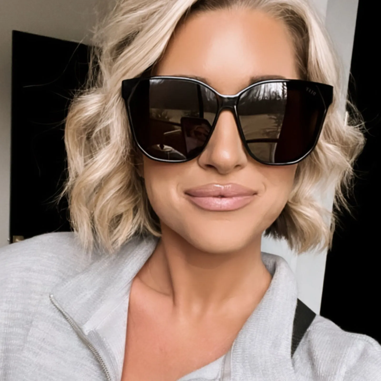 SIA - BLACK BROWN TORTOISE + SOLID BROWN SUNGLASSES sold by Diff Eyewear product image thumbnail 5