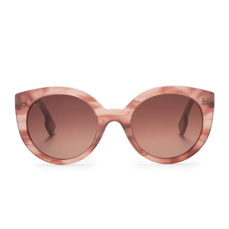 EMMY - CASSIS + WINE GRADIENT SUNGLASSES sold by Diff Eyewear