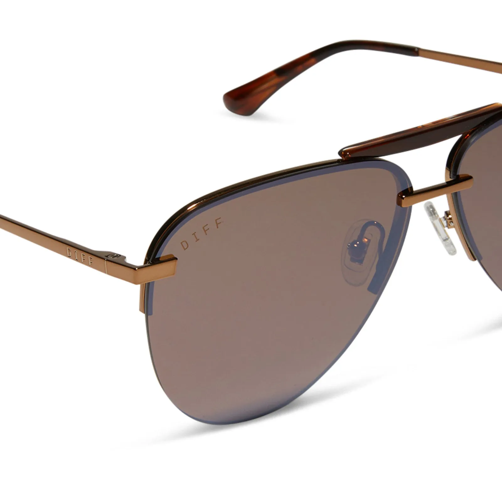TAHOE - SEQUOIA TORTOISE + BROWN GOLD FLASH SUNGLASSES sold by Diff Eyewear product image thumbnail 4