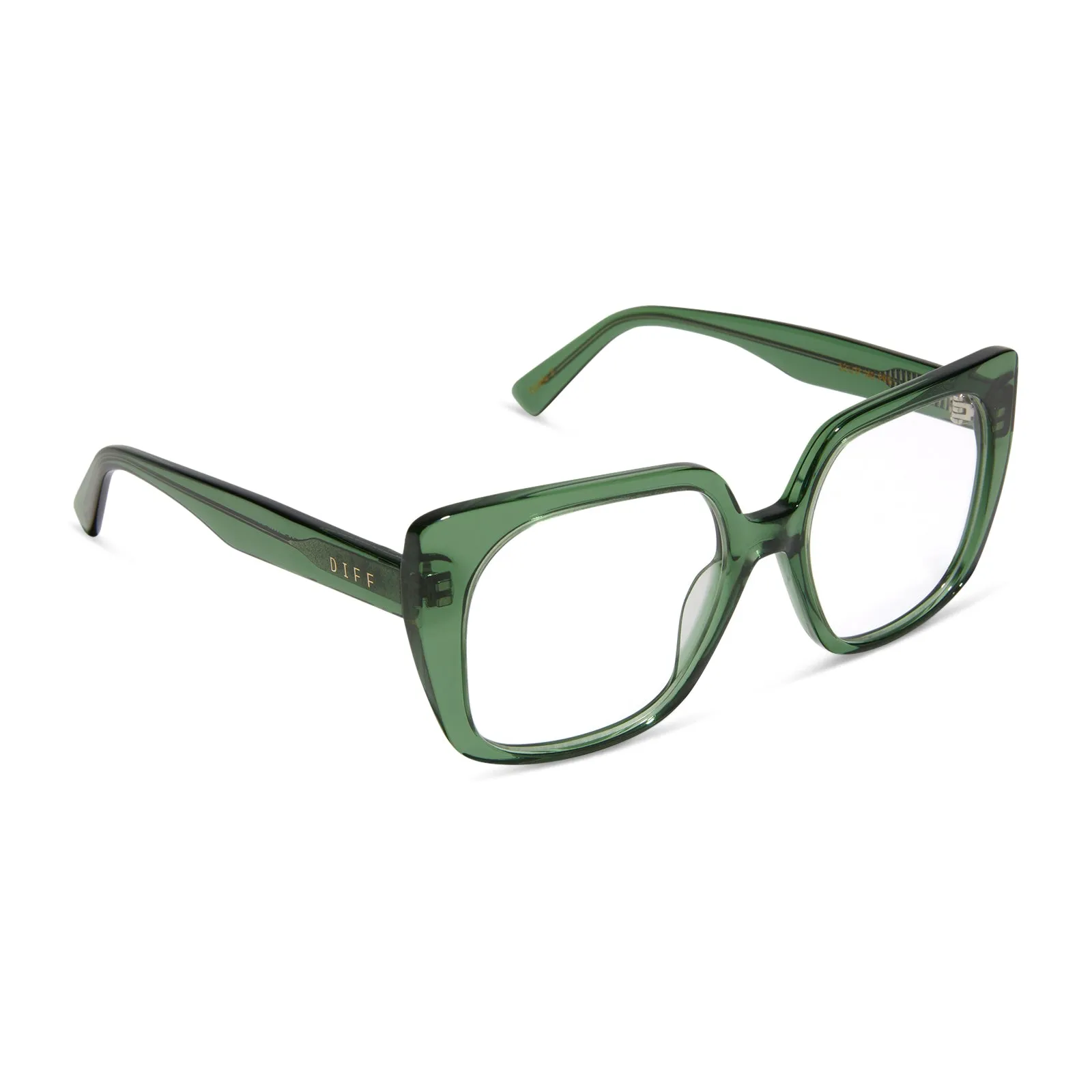 CECILIA - SAGE CRYSTAL + GLASSES sold by Diff Eyewear product image thumbnail 2