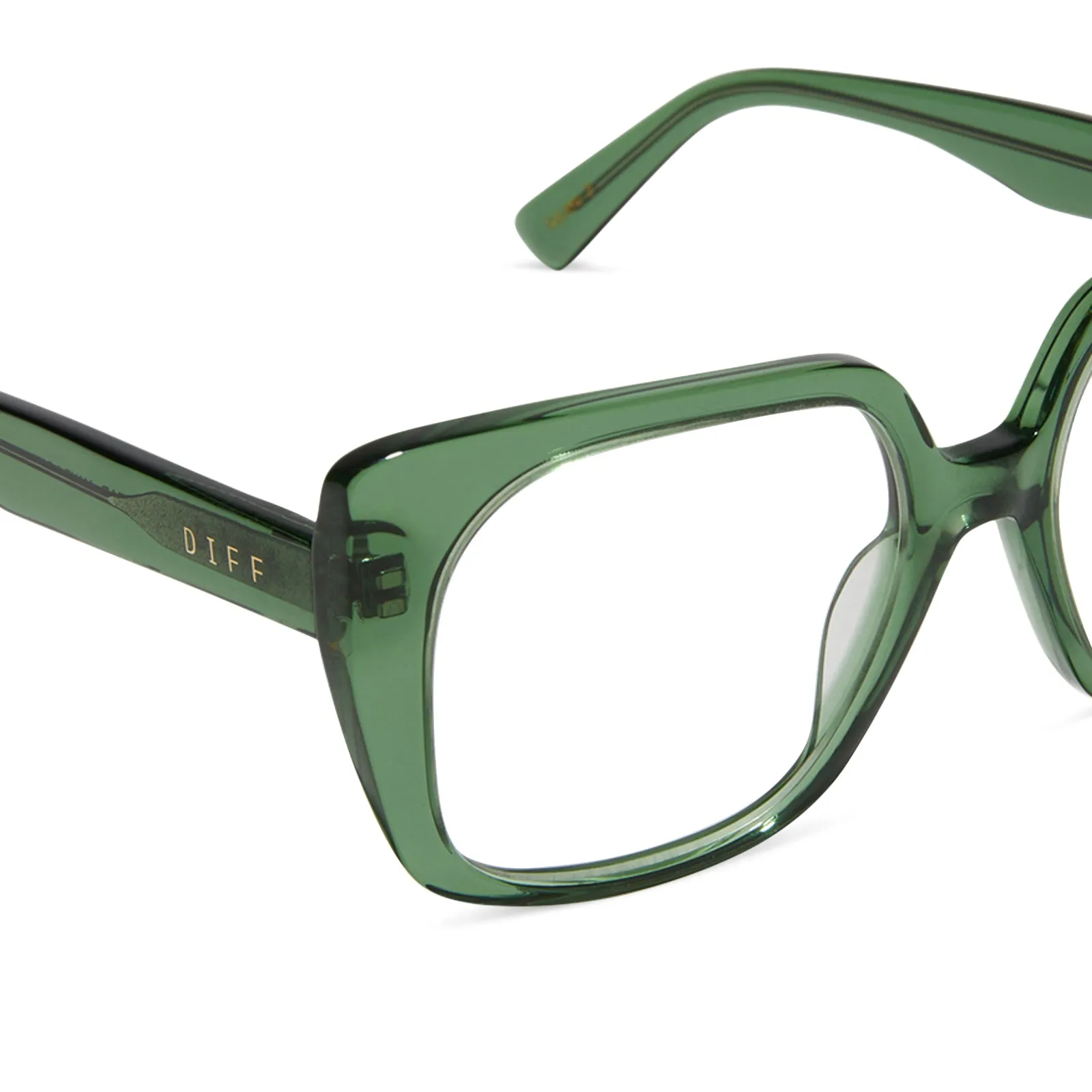 CECILIA - SAGE CRYSTAL + GLASSES sold by Diff Eyewear product image thumbnail 4