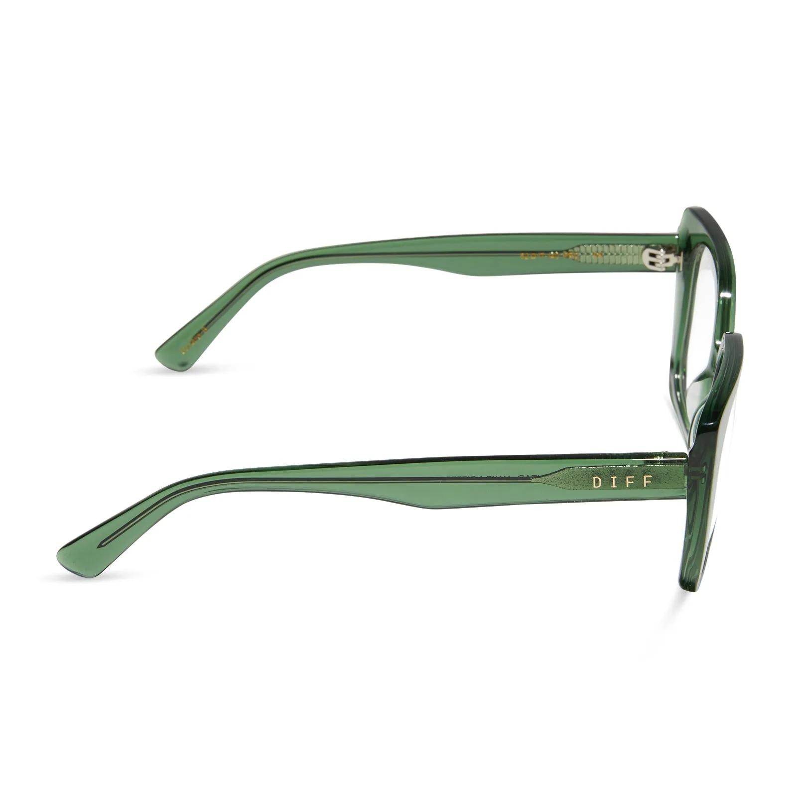 CECILIA - SAGE CRYSTAL + GLASSES sold by Diff Eyewear product image thumbnail 3