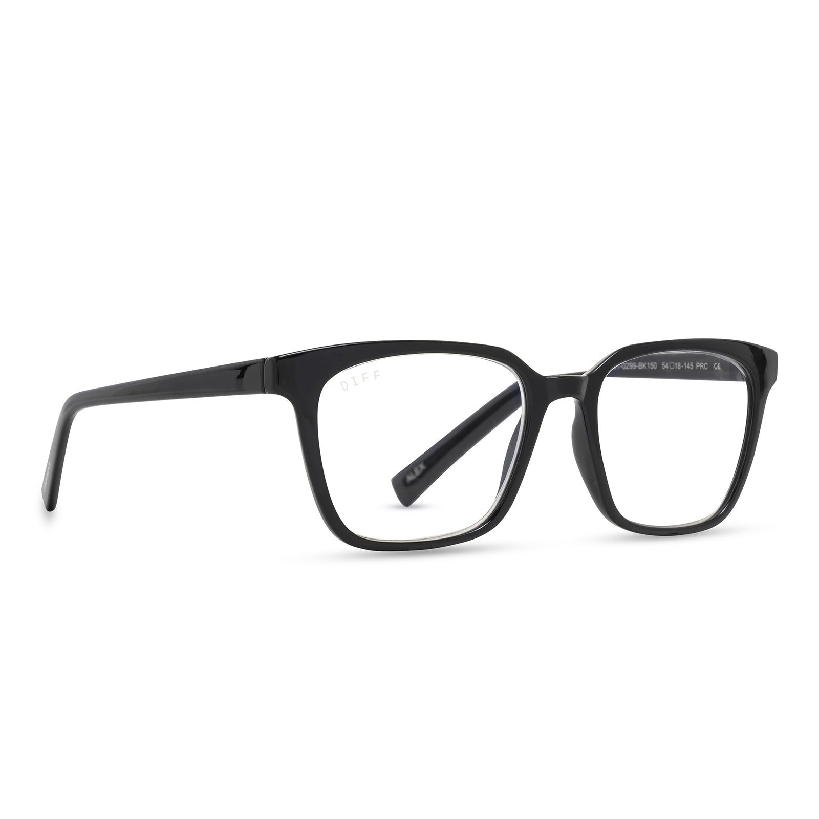 ALEX - BLACK + BLUE LIGHT TECHNOLOGY GLASSES sold by Diff Eyewear product image thumbnail 2