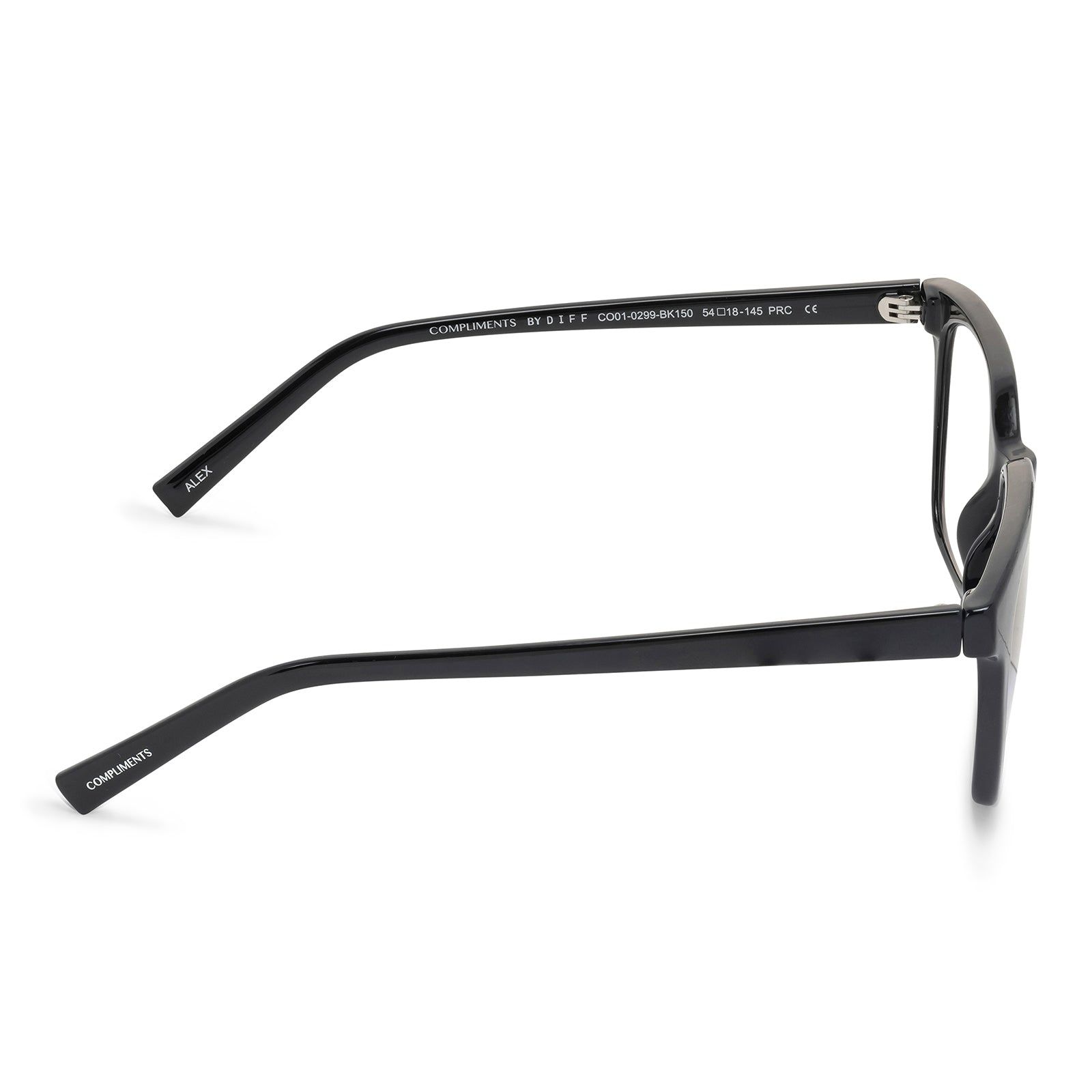 ALEX - BLACK + BLUE LIGHT TECHNOLOGY GLASSES sold by Diff Eyewear product image thumbnail 3