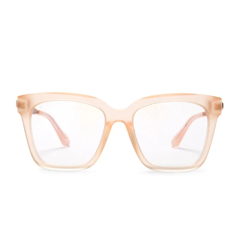BELLA - MELON CRUSH + BLUE LIGHT TECHNOLOGY GLASSES sold by Diff Eyewear