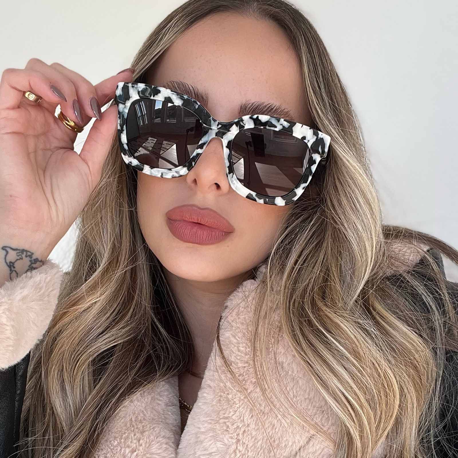 CARSON - RICH HIDE + GREY SUNGLASSES sold by Diff Eyewear product image thumbnail 6