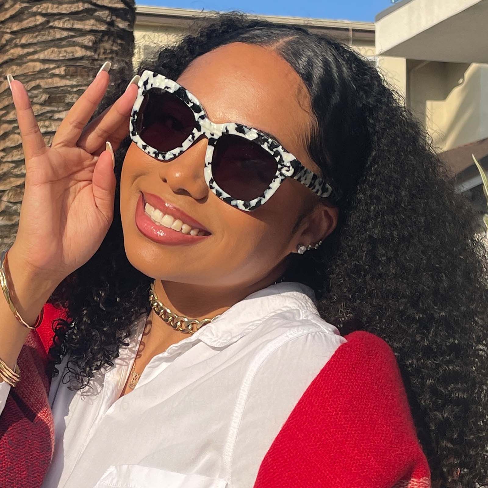 CARSON - RICH HIDE + GREY SUNGLASSES sold by Diff Eyewear product image thumbnail 5