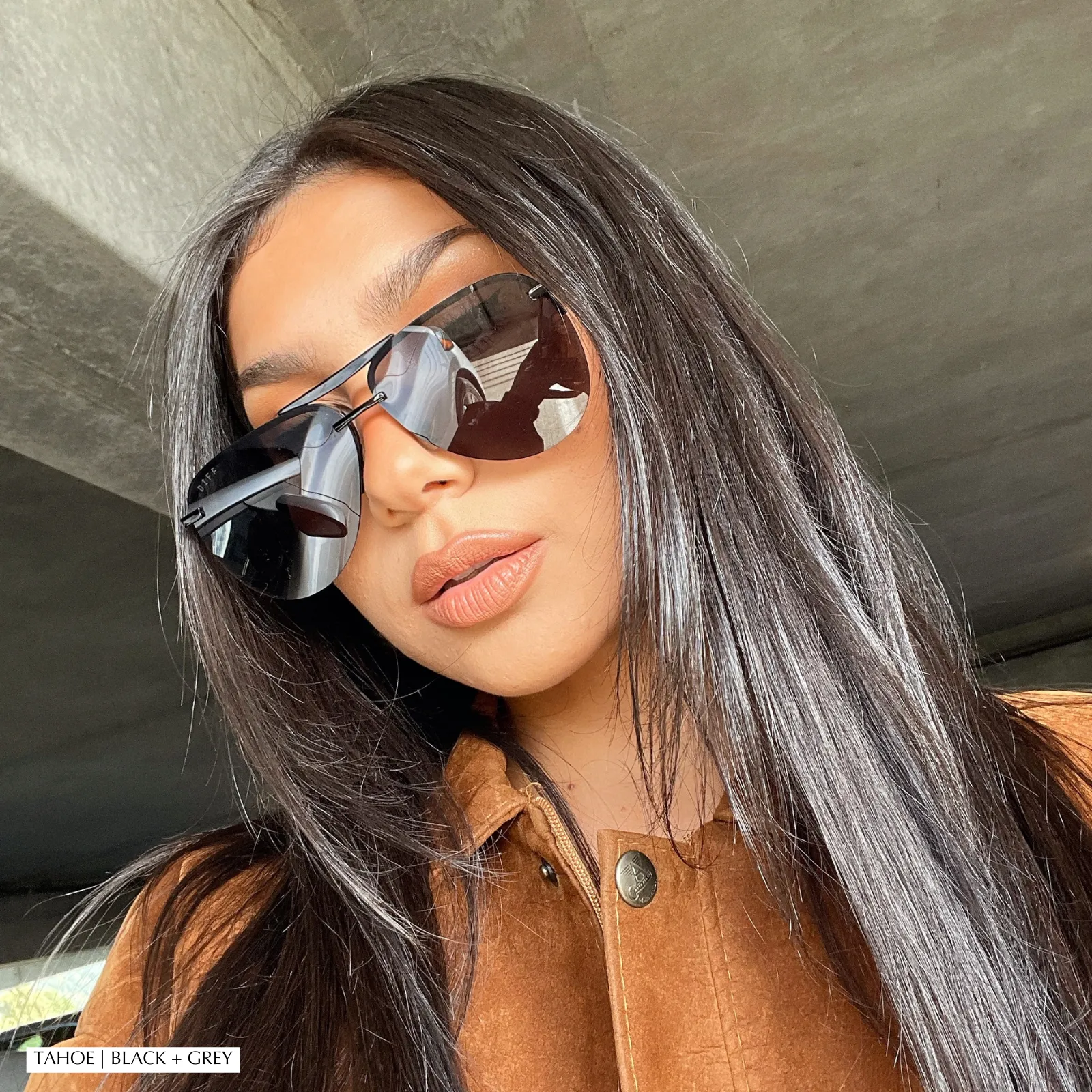 TAHOE - GOLD + BLUE GRADIENT POLARIZED SUNGLASSES sold by Diff Eyewear product image thumbnail 5