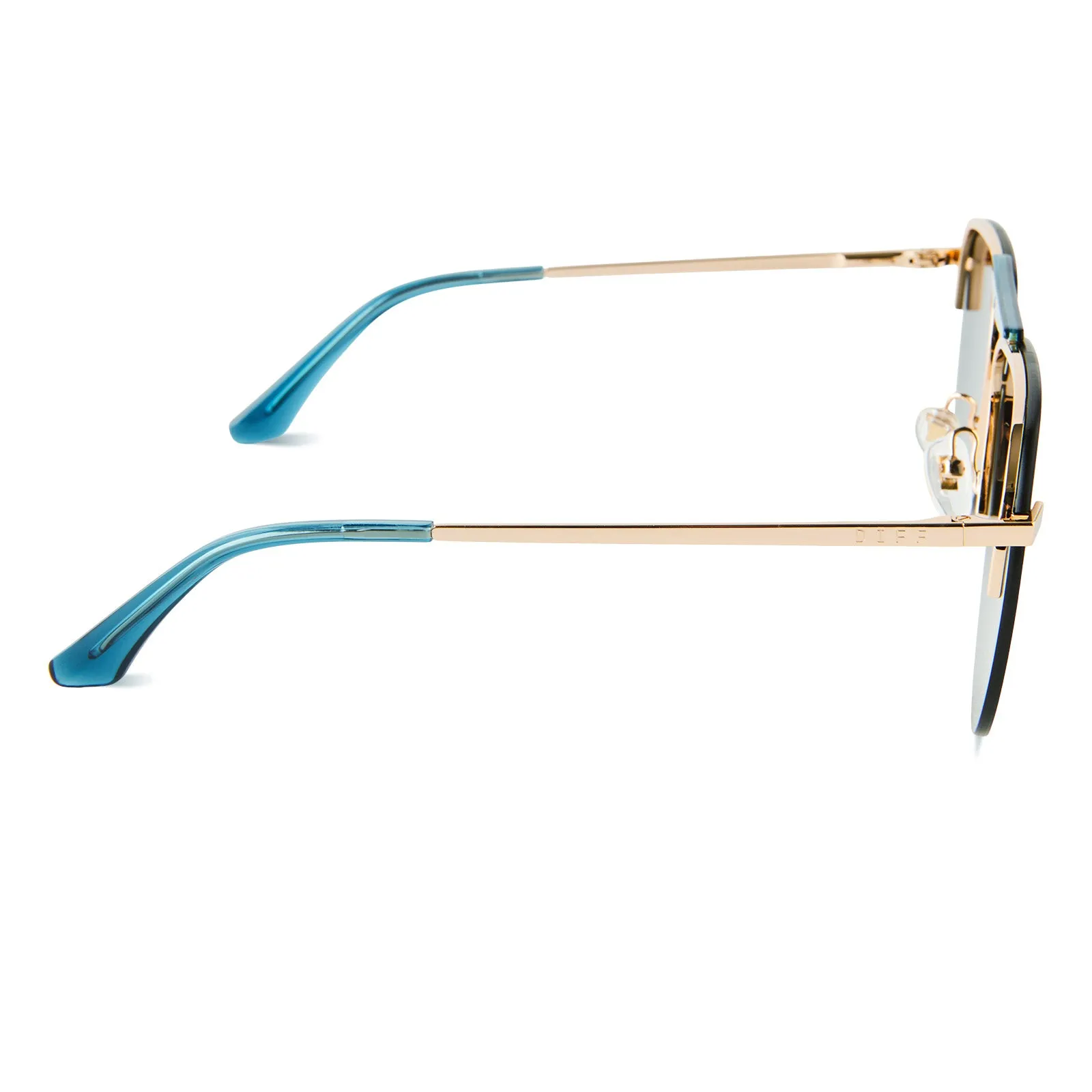 TAHOE - GOLD + BLUE GRADIENT POLARIZED SUNGLASSES sold by Diff Eyewear product image thumbnail 3