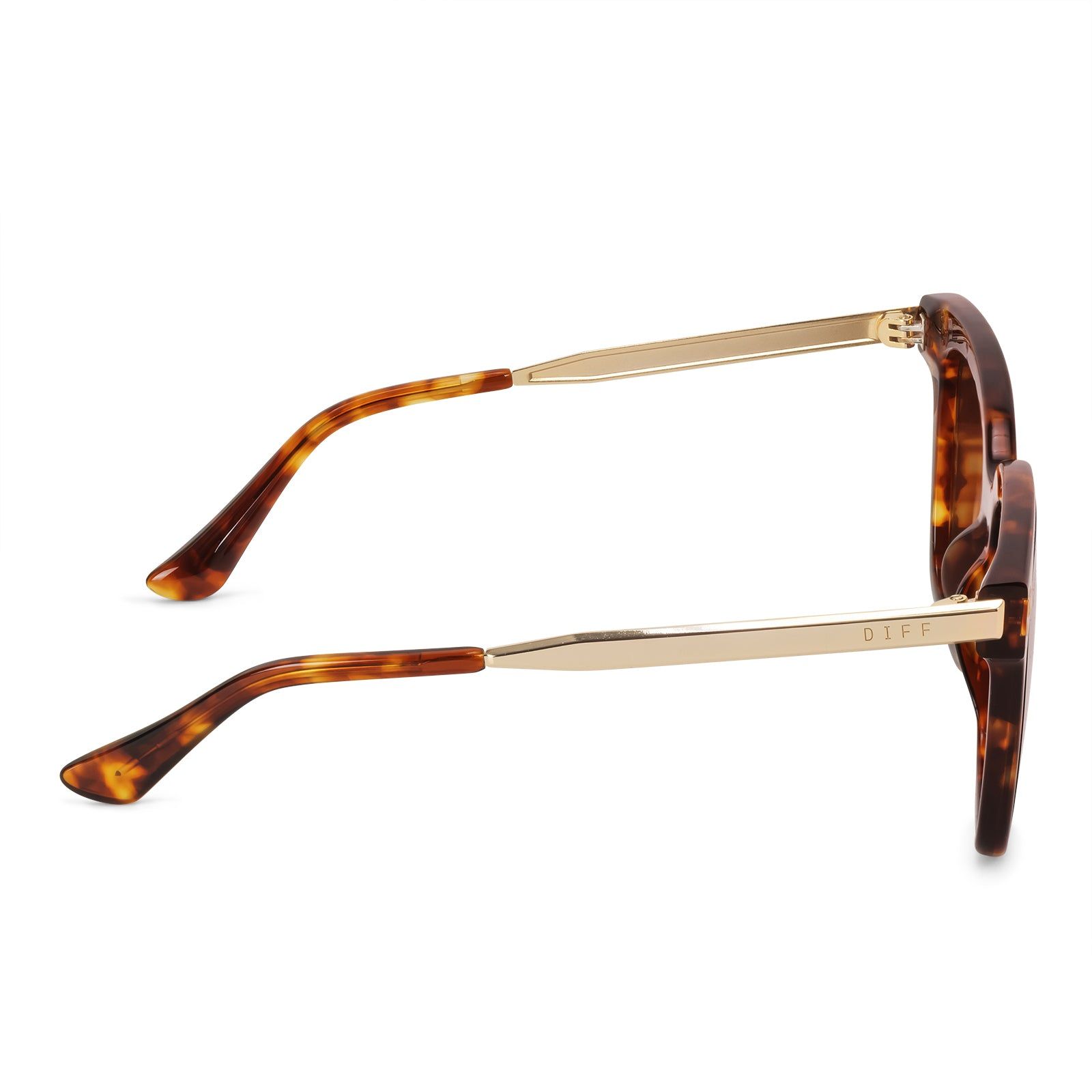 BELLA IV - AMBER TORTOISE + BROWN SUNGLASSES sold by Diff Eyewear product image thumbnail 5