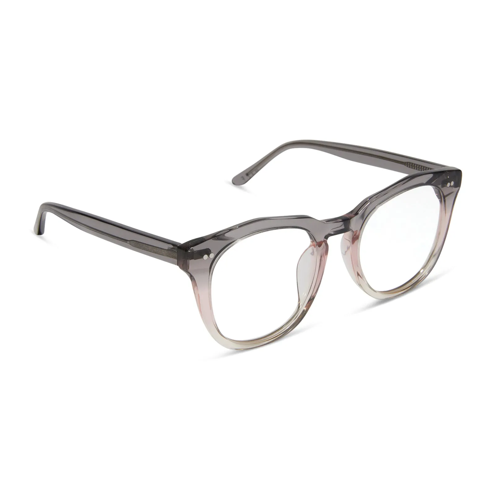 WESTON - SMOKE ROSE CRYSTAL OMBRE + GLASSES sold by Diff Eyewear product image thumbnail 2