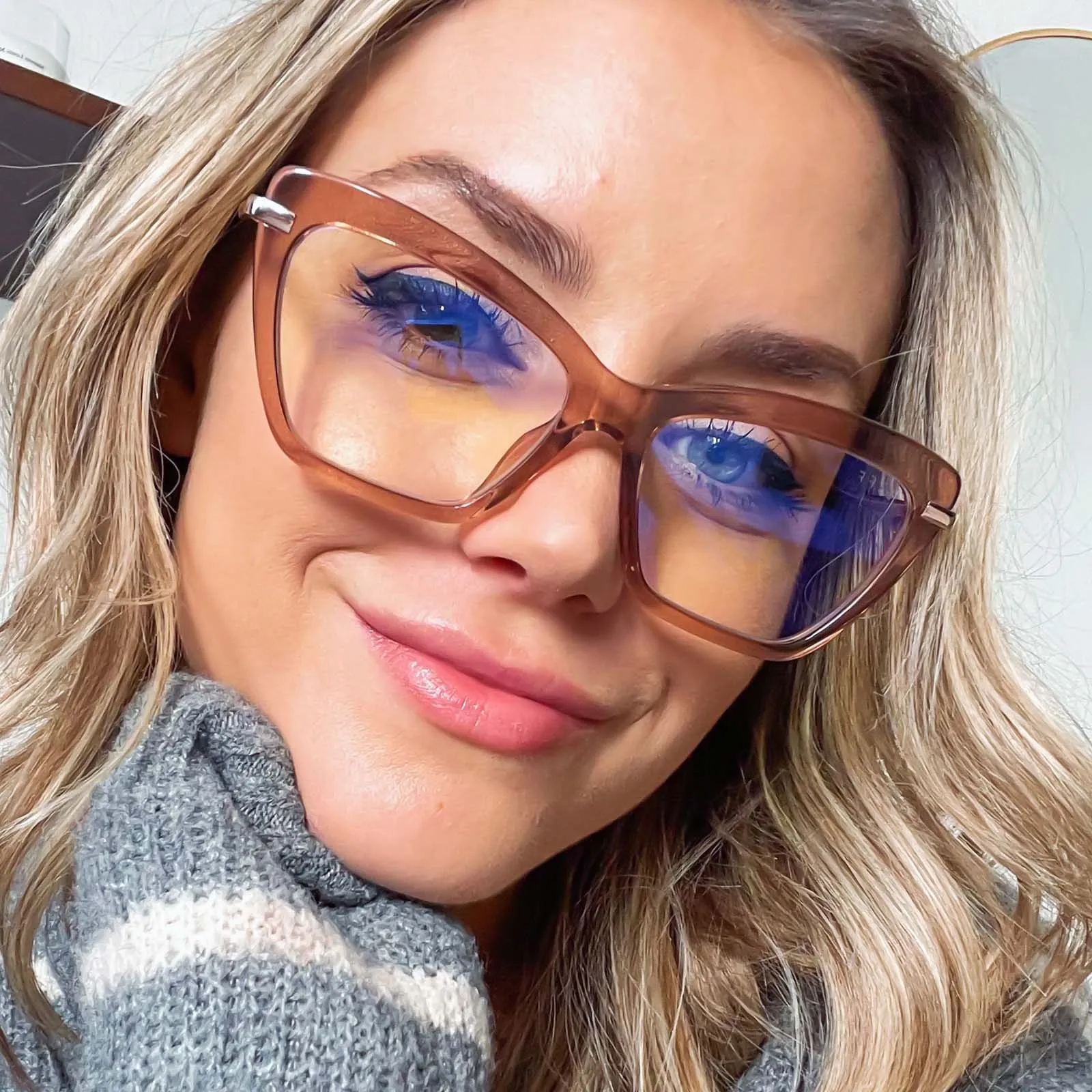 MILA - CAFE OLE + BLUE LIGHT TECHNOLOGY GLASSES sold by Diff Eyewear product image thumbnail 5