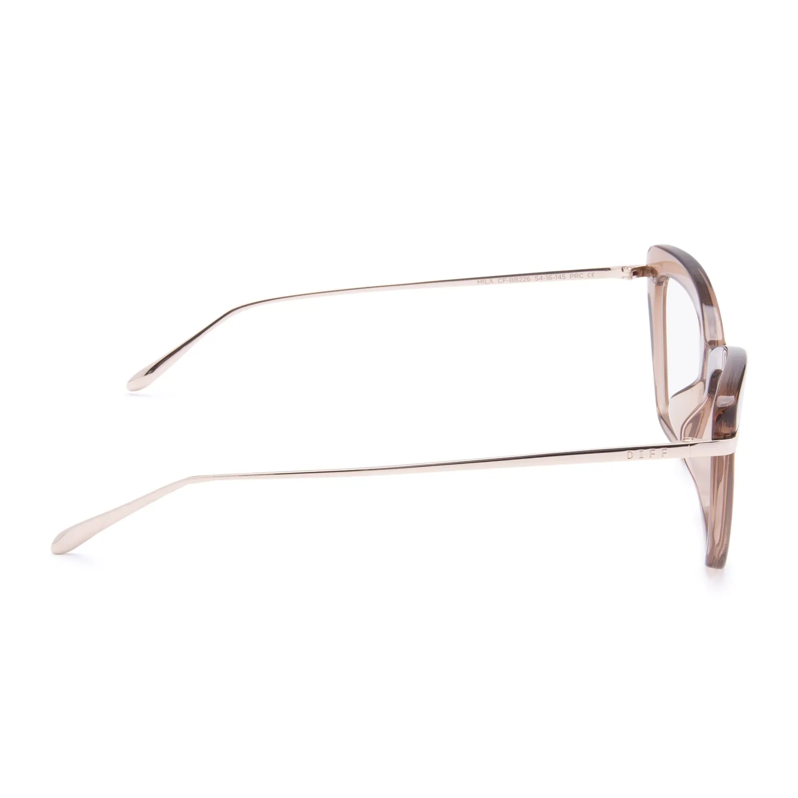 MILA - CAFE OLE + BLUE LIGHT TECHNOLOGY GLASSES sold by Diff Eyewear product image thumbnail 4