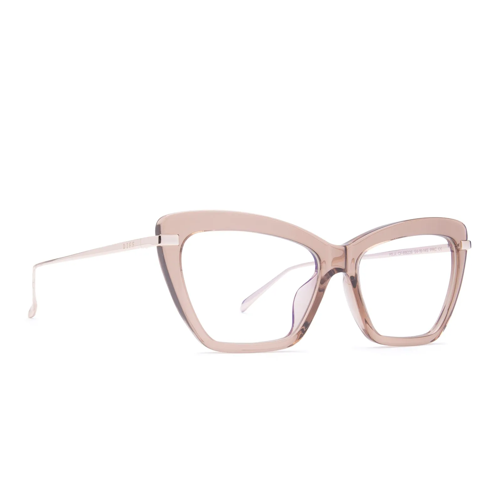 MILA - CAFE OLE + BLUE LIGHT TECHNOLOGY GLASSES sold by Diff Eyewear product image thumbnail 2