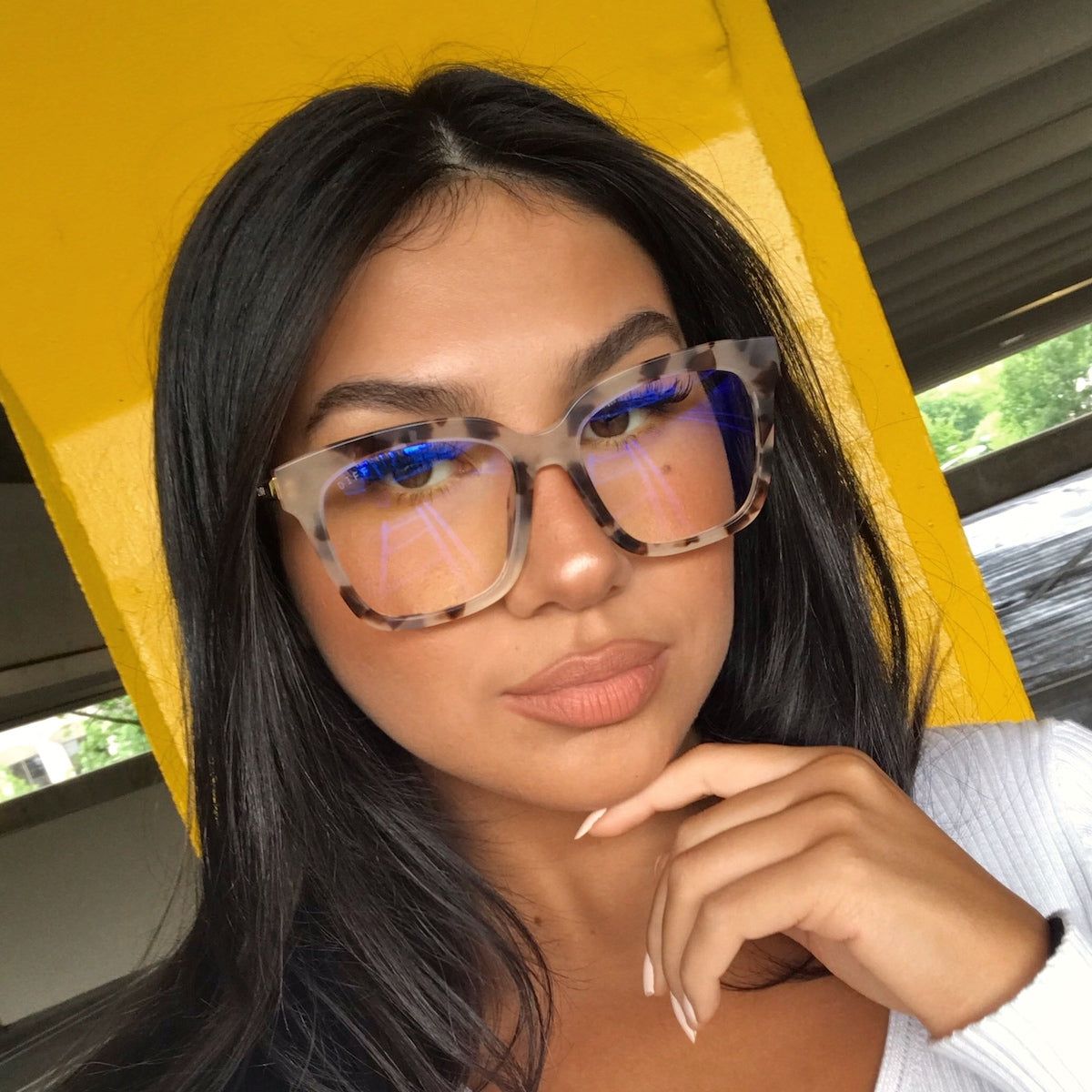 BELLA - SAPPHIRE TERRAIN + BLUE LIGHT TECHNOLOGY GLASSES sold by Diff Eyewear product image thumbnail 7