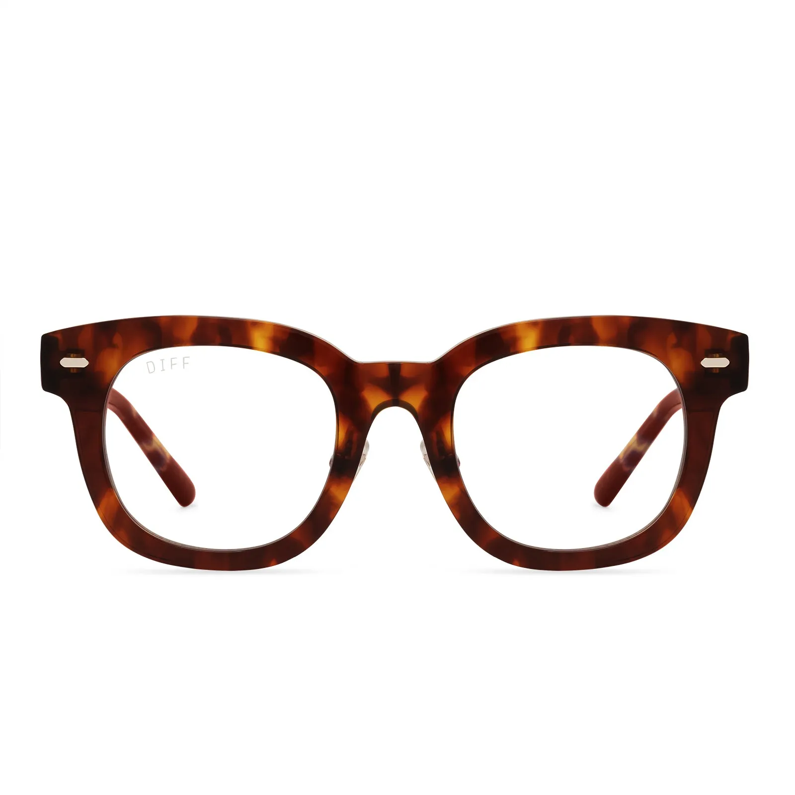 SUMMER - AMBER TORTOISE + PRESCRIPTION GLASSES sold by Diff Eyewear