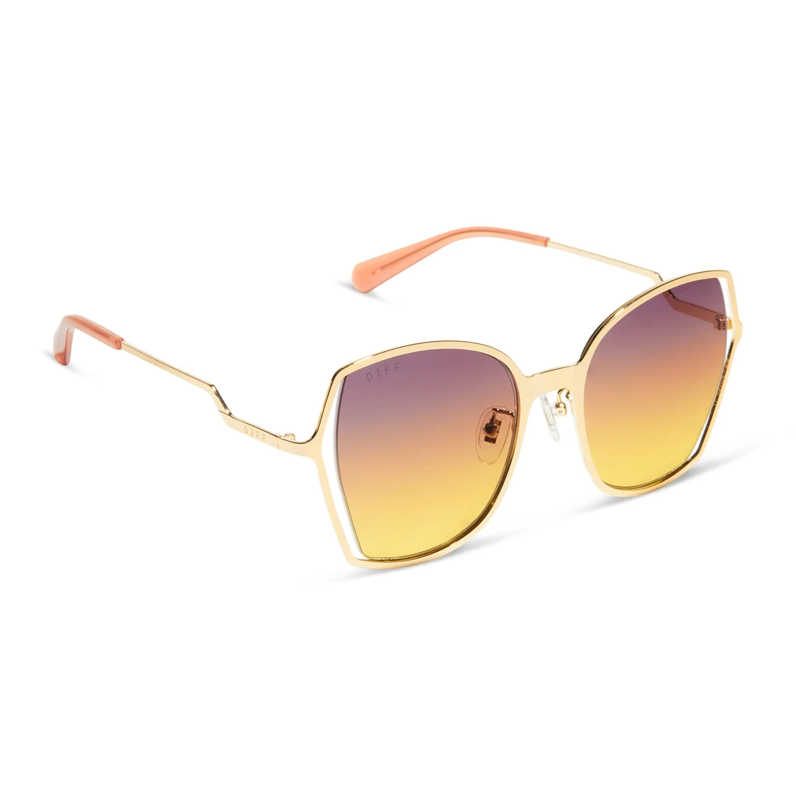 DONNA III - GOLD + INCA GRADIENT SUNGLASSES sold by Diff Eyewear product image thumbnail 2