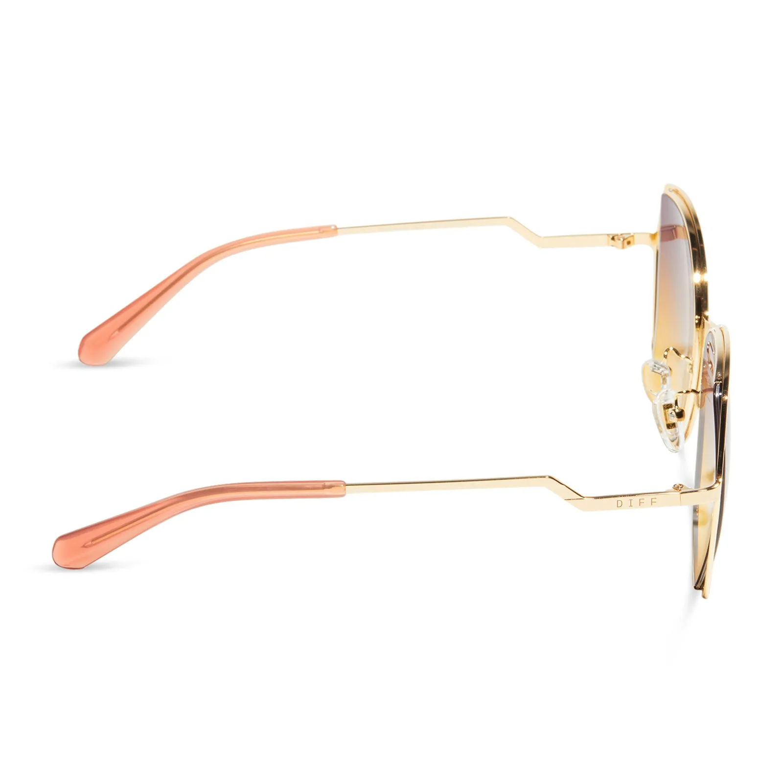 DONNA III - GOLD + INCA GRADIENT SUNGLASSES sold by Diff Eyewear product image thumbnail 3