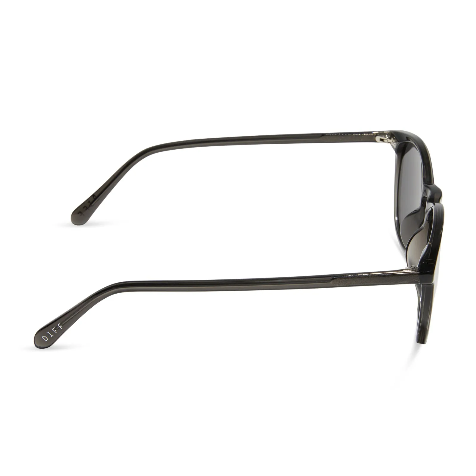 JAXSON XL - BLACK SMOKE CRYSTAL + GREY + POLARIZED SUNGLASSES sold by Diff Eyewear product image thumbnail 3