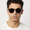 JAXSON XL - BLACK SMOKE CRYSTAL + GREY + POLARIZED SUNGLASSES sold by Diff Eyewear