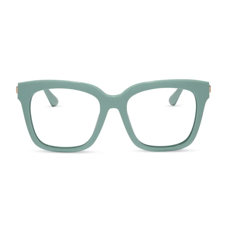 BELLA - STEEL TEAL + PRESCRIPTION GLASSES sold by Diff Eyewear