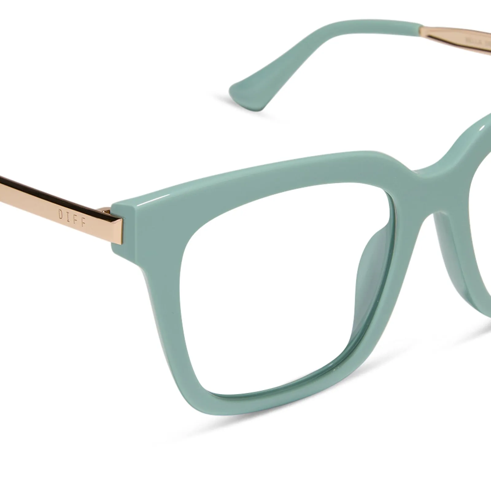 BELLA - STEEL TEAL + GLASSES sold by Diff Eyewear product image thumbnail 4