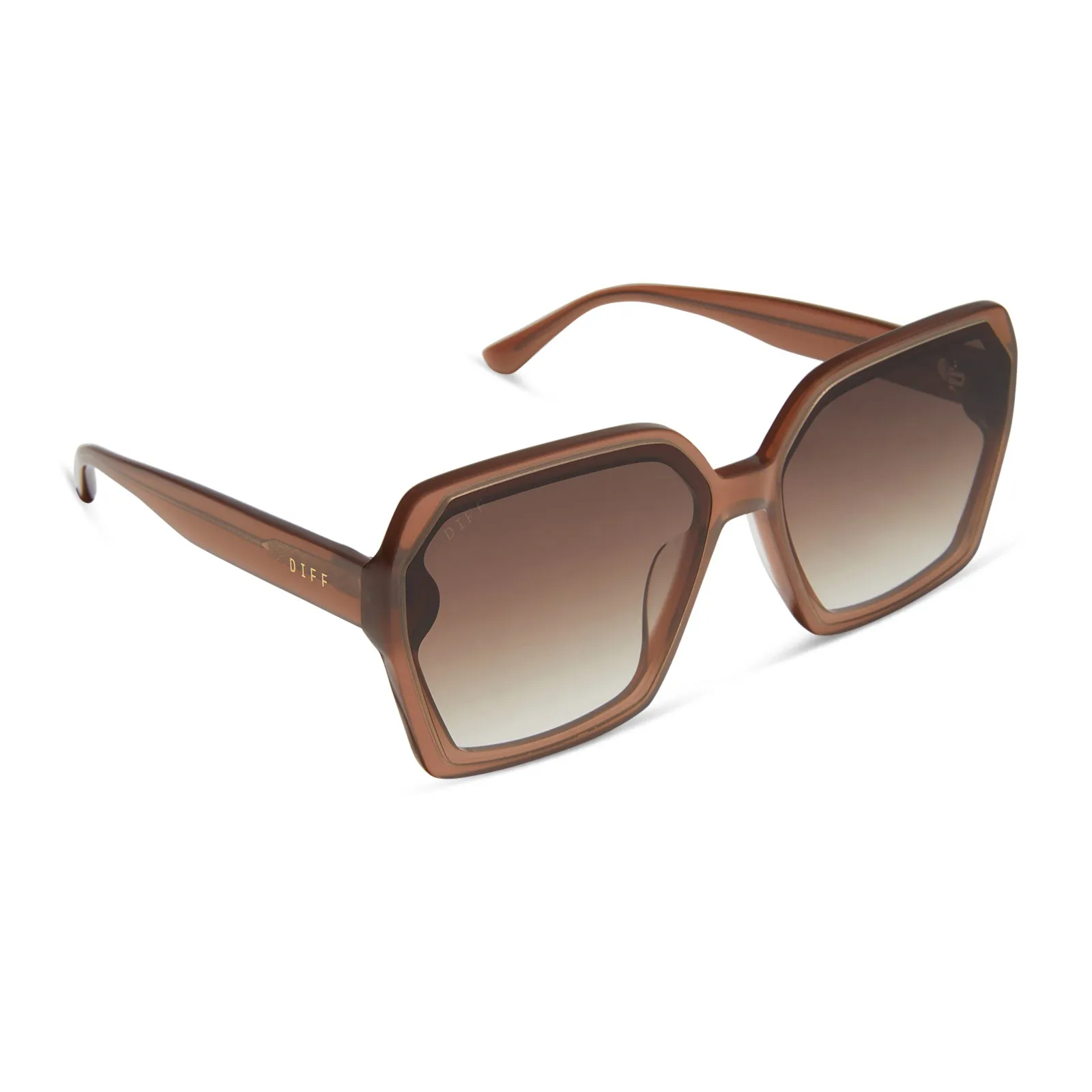 PRESLEY - MACCHIATO + BROWN GRADIENT SUNGLASSES sold by Diff Eyewear product image thumbnail 2