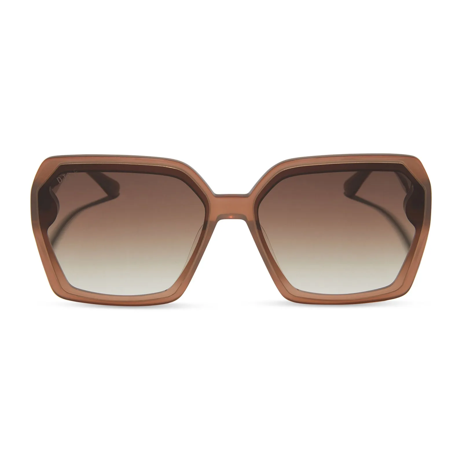 PRESLEY - MACCHIATO + BROWN GRADIENT SUNGLASSES sold by Diff Eyewear