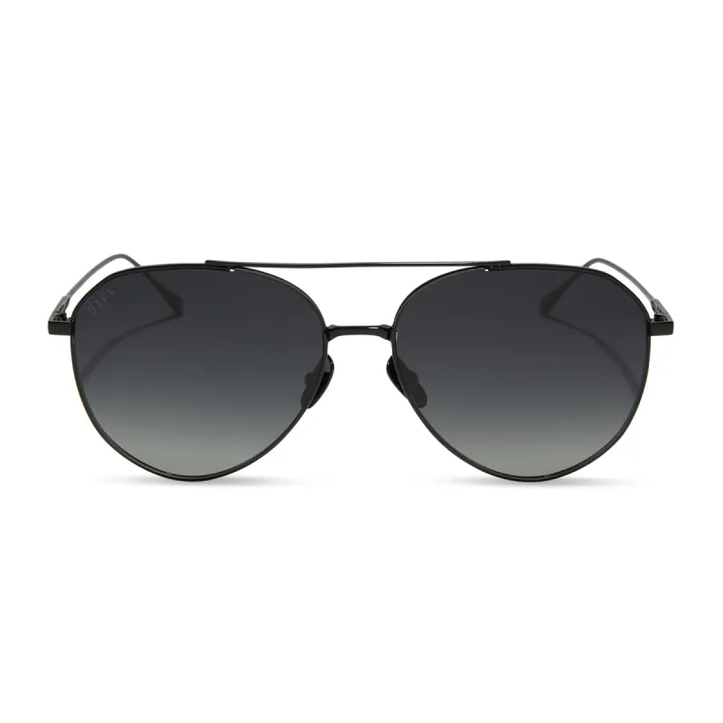 DASH - BLACK + GREY GRADIENT + POLARIZED SUNGLASSES sold by Diff Eyewear