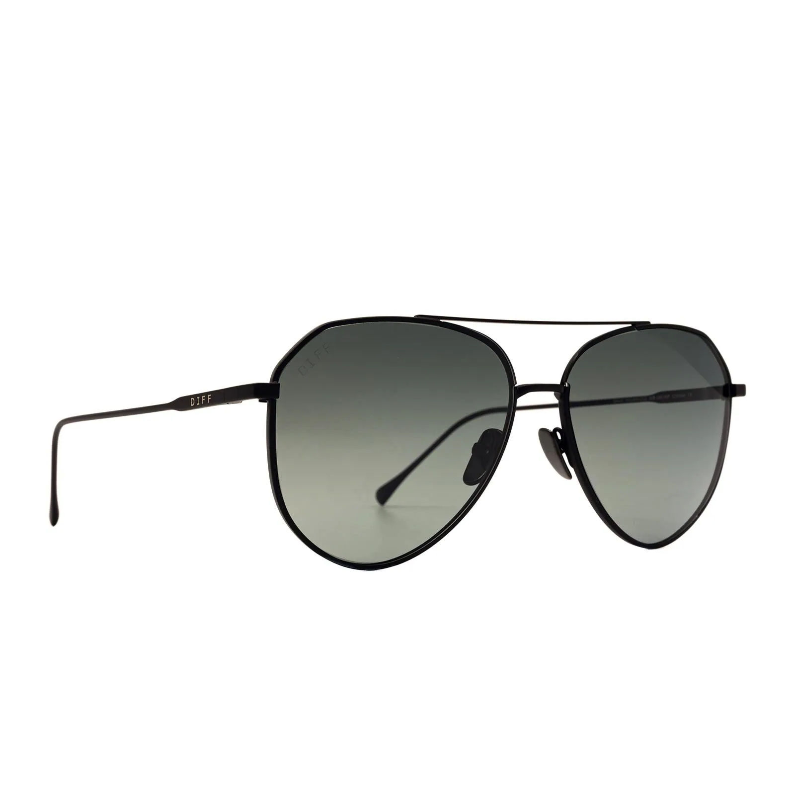 DASH - BLACK + GREY GRADIENT + POLARIZED SUNGLASSES sold by Diff Eyewear product image thumbnail 3