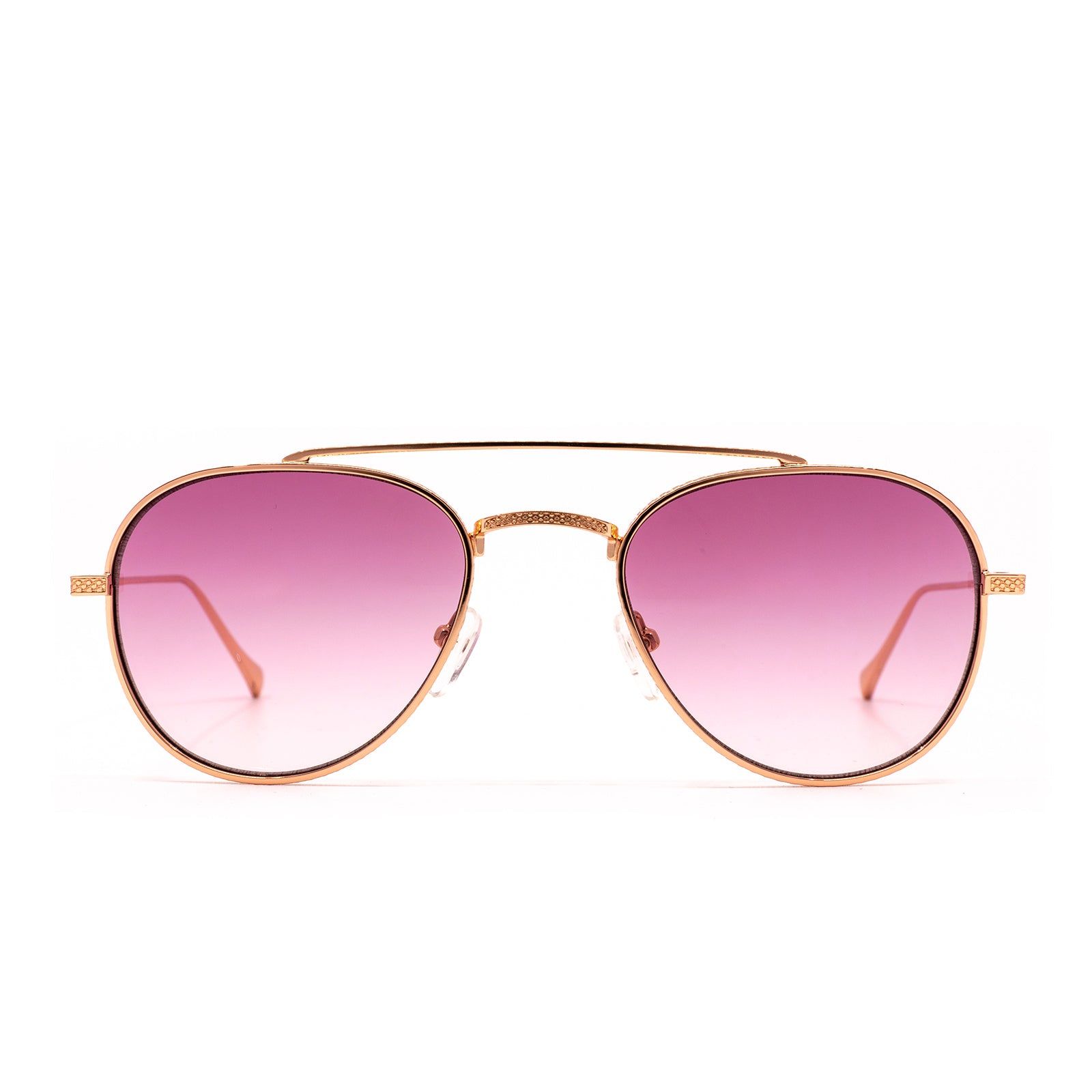 NOA - ROSE GOLD + WINE GRADIENT sold by Diff Eyewear