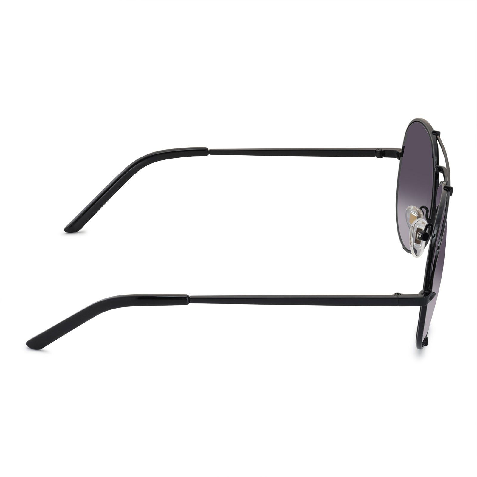 KOKO - BLACK + GREY GRADIENT SHARP SUNGLASSES sold by Diff Eyewear product image thumbnail 3