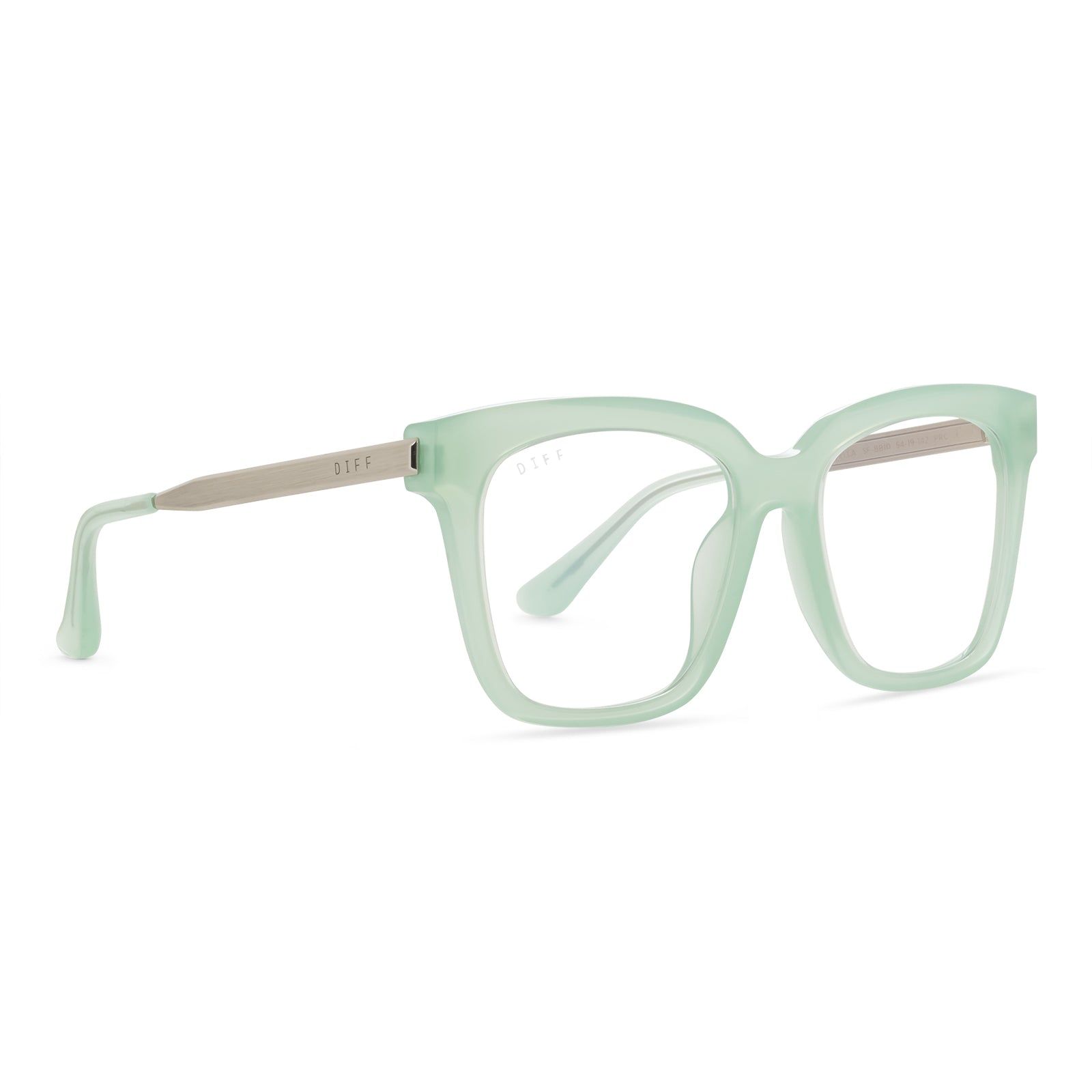 BELLA - SEAFOAM + BLUE LIGHT TECHNOLOGY GLASSES sold by Diff Eyewear product image thumbnail 2