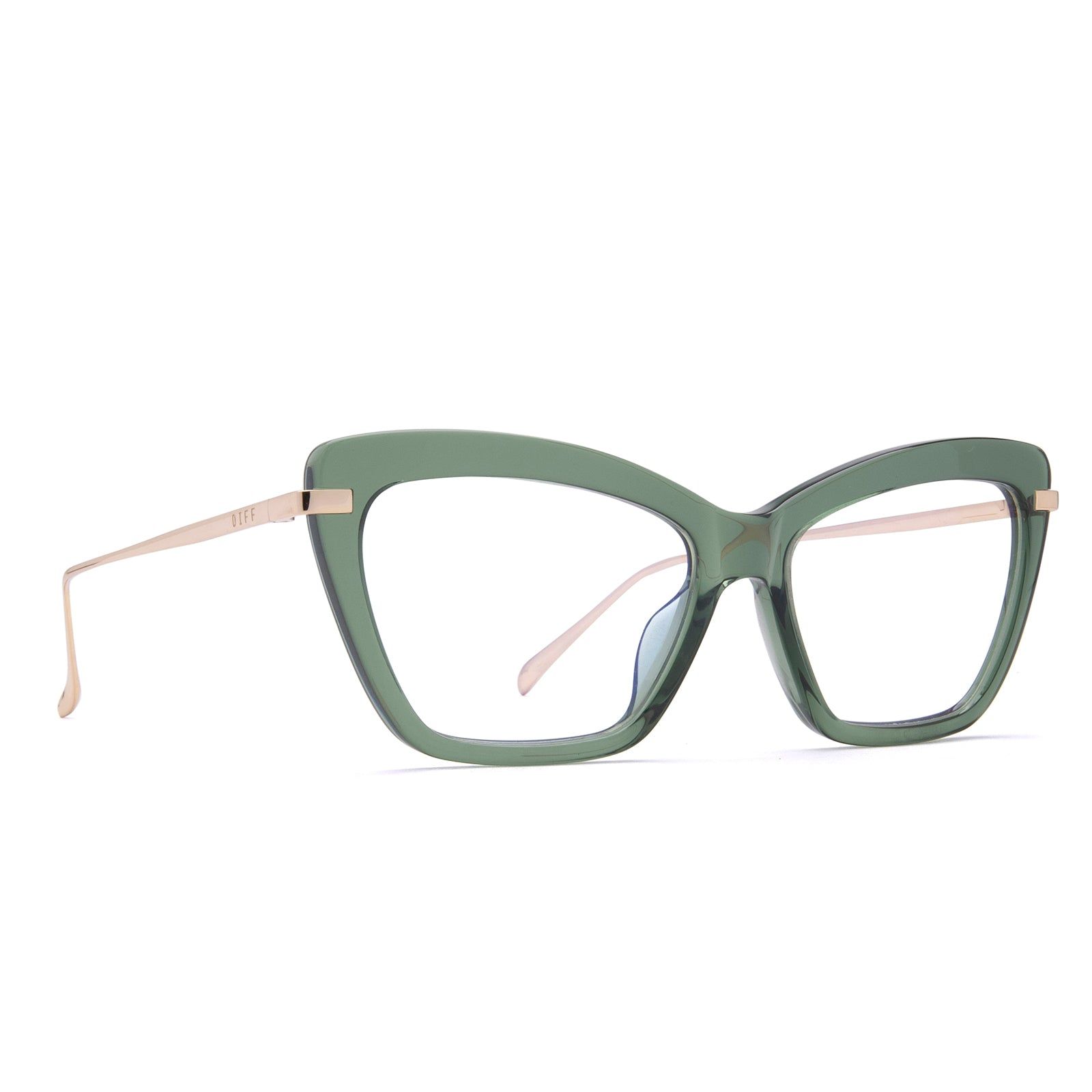 MILA - HUNTER + CLEAR GLASSES sold by Diff Eyewear product image thumbnail 2