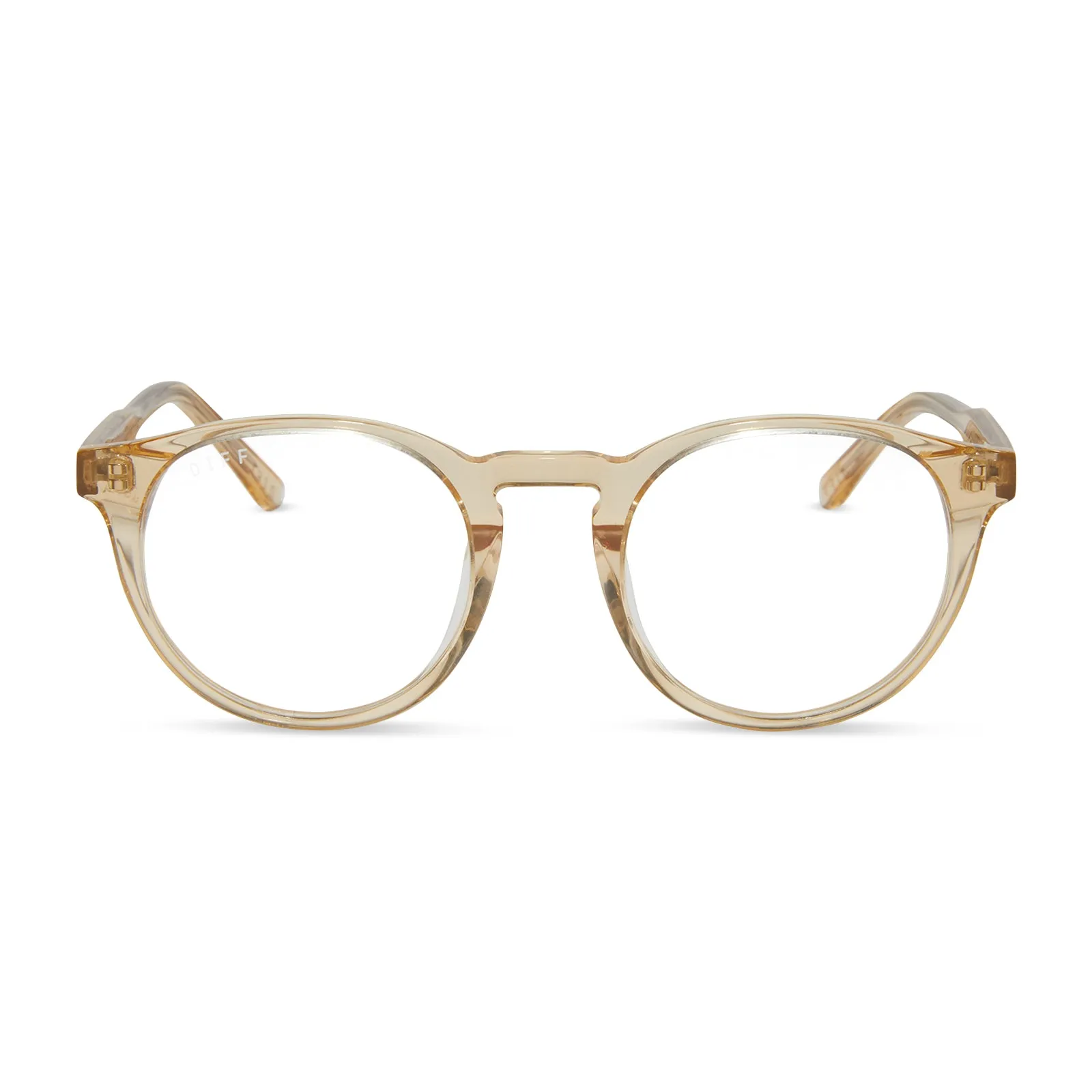 SAWYER - HONEY CRYSTAL + GLASSES sold by Diff Eyewear