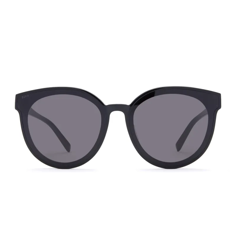 GEMMA - BLACK + GREY SUNGLASSES sold by Diff Eyewear