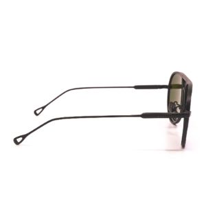 BLAKE - MATTE BLACK + BLUE MIRROR + POLARIZED SUNGLASSES sold by Diff Eyewear