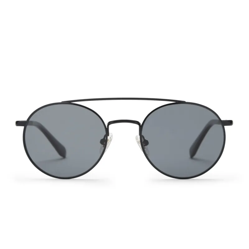 LEO - BLACK + GREY POLARIZED sold by Diff Eyewear