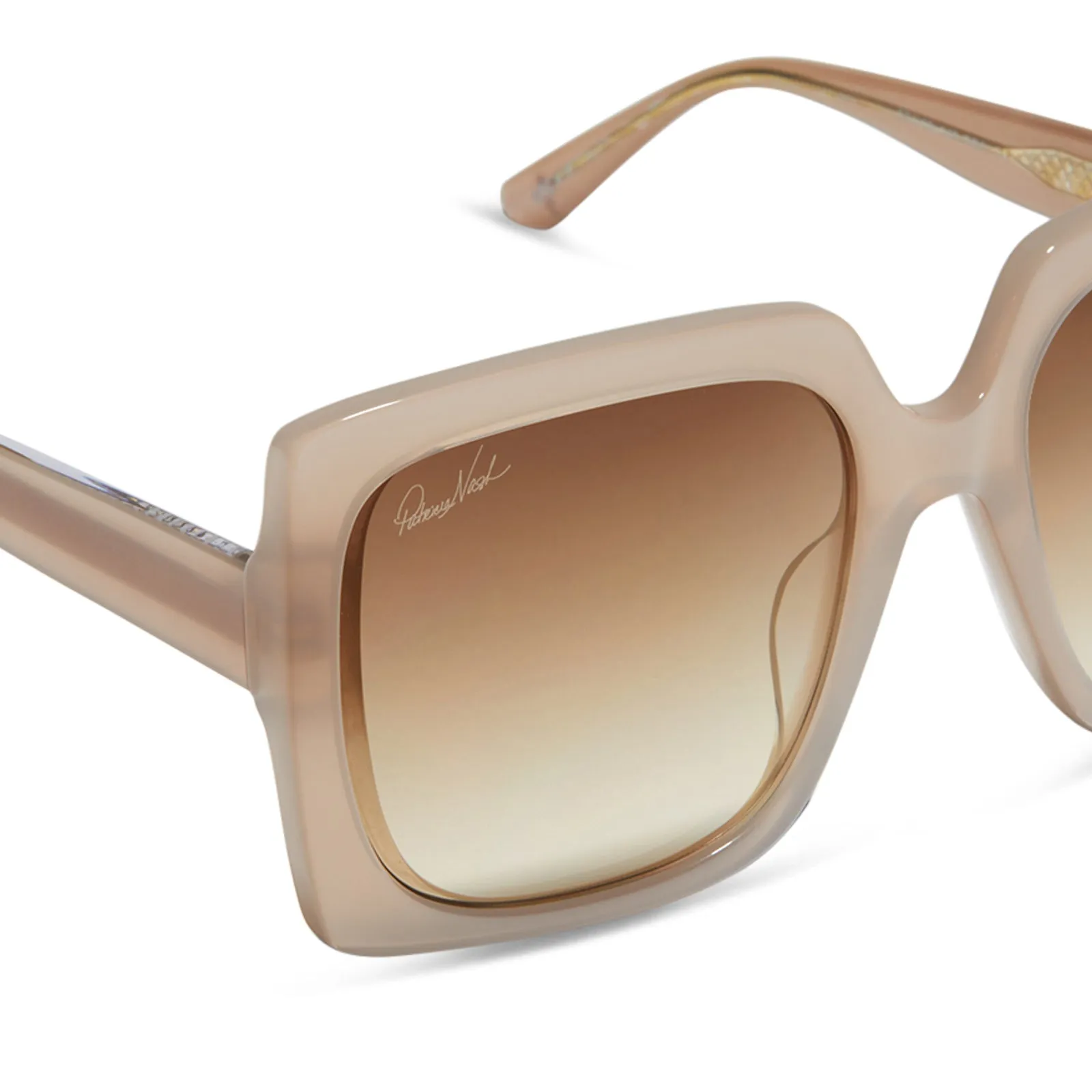 PATRICIA NASH - JACKIE + NATURALE + BROWN GRADIENT FLASH SUNGLASSES sold by Diff Eyewear product image thumbnail 4